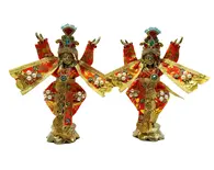 Gaura Nitai Deity Clothes -- Pearls and Gems